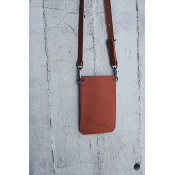 Kabelka MINILE Mobile Case Pocket Hnědá