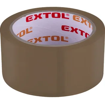 Lepicí páska EXTOL® Premium Páska balící, 48mmx66m, tichá, PP/akryl, hnědá, EXTOL PREMIUM