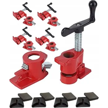 Truhlářská svěrka Truhlářská trubková svěrka na dřevo 4 ks