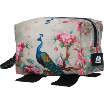 sáček na exkrement PoopyGo taštička na Eko sáčky Páv modrý