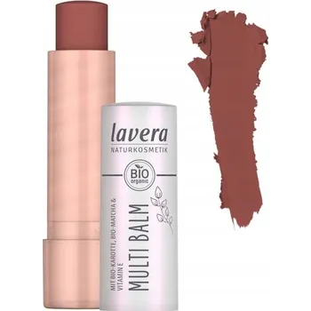 Péče o rty Lavera Multi Balm Balzám na rty, oči a tváře 4.9g - 01 Sunset Red