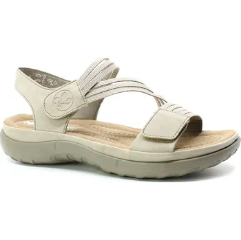 Dámské sandále RIEKER 64870-62 beige, dámské sandály vel.38 (RIEKER 64870-62 beige)