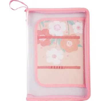 Růžové pouzdro na dokumenty A4