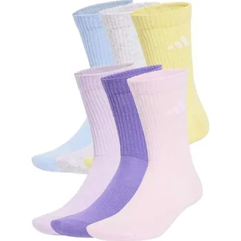 Pánské ponožky Dětské ponožky adidas Cushined Crew Violet Fusion 6 Pack XS