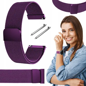 Řemínek na hodinky Řemínek pro Garmin Forerunner 55 chytré hodinky fialový řemínek 20mm