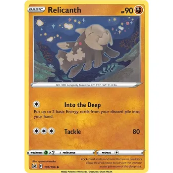 Sběratelská karetní hra Pokémon TCG Relicanth 101/196
