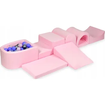 Dětské hřiště Největší pěnové dětské hřiště s bazénkem, micro růžové