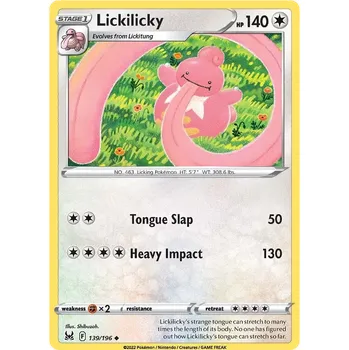 Karetní hra Pokémon TCG Lickilicky 139/196