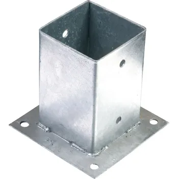 MTR® Kotevní patka hranatá Zn 121×121×150 mm, základna 185×185 mm 55423