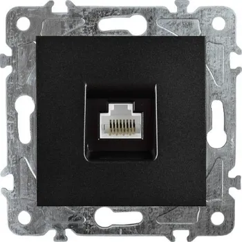 Elektrická zásuvka Elhard Royal YK2121B zásuvka RJ45, černá