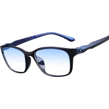 Brýle na čtení Brýle na čtení +1,50 s filtrem modrého světla Plastové unisex čtecí brýle Pohodlné nošení Ochrana očí při práci s počítačem modrá