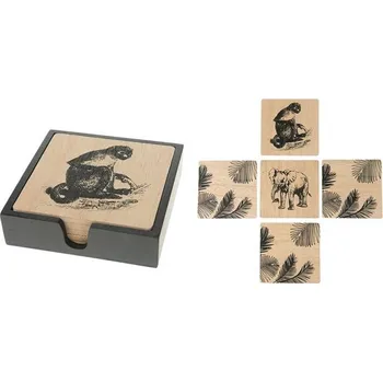 Obraz Kulatá dřevěná podložka