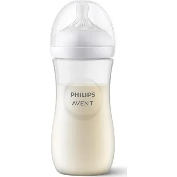 Kojenecká láhev Philips Avent Láhev Natural Response 330 ml, 3m+dárek PETITE&MARS Miska