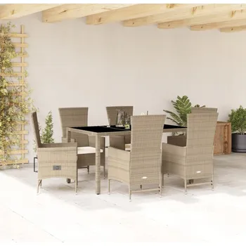 Zahradní sestava Zahradní nábytková sestava dřevo VidaXL béžová 1 ks