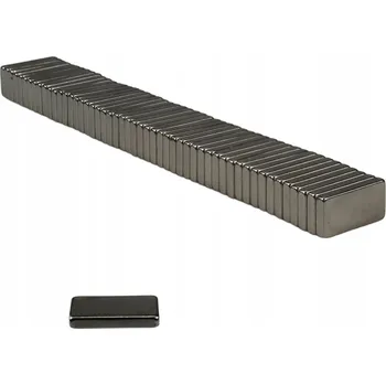 Dekorativní magnet 50x Magnet Neodymový Destičkový Magnety Neodymové Destičkové SILNÉ Sada 50 Ks