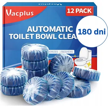 WC čistič WC blok do WC rezervoárů VACPLUS antibakteriální levandulový 12 ks
