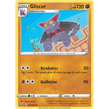 Sběratelská karetní hra Pokémon TCG Gliscor 072/163 - Reverse Holo