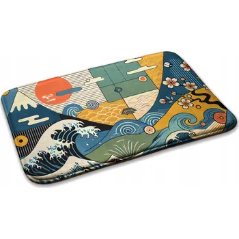 Rohožka Podlahová rohožka / kobereček do chodby nebo předsíně - Vlny (Japonský vzor) kusů