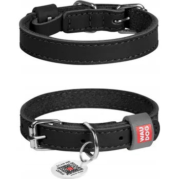 Obojek pro psa Kožený obojek pro psa, černý, velikost XS