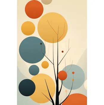 Plakát Plakát Harmonie Podzimních Barev bez rámu 61 x 90,5 cm