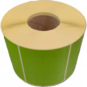 Samolepící etiketa Termální etikety 75x60 mm 1000 ks ZELENÉ (zelené)
