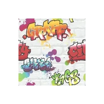Tapeta Tapeta GRAFFITI GRAFITI RASCH - Mládežnická tapeta 272901