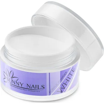 Přípravek na nehty Akrylový prášek Sunny Nails bílý 12g