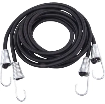 Upínací popruh EXTOL® Craft Guma upínací EXTRA s háky 300 cm × 12 mm, latex, 2 ks 8861118