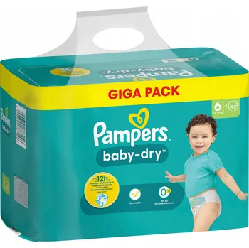 jednorázová plena Plenky Pampers Baby-Dry Velikost 6 92 ks