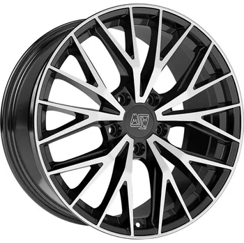 Alu kolo Alu disk MSW URBAN CROSS MSW 44 10x20, 5x112, 73, ET40 GLOSS BLACK FULL POLISHED