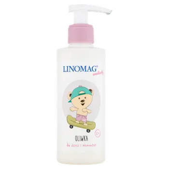 Tělový olej Linomag Změkčovadla tělový olej pro děti a kojence, 200 ml