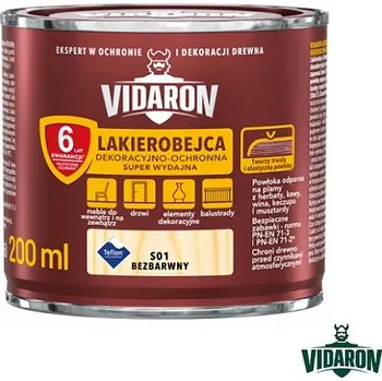 Olej na dřevo VIDARON® SUPER VYDATNÁ Lazura silnovrstvá, na dřevo Odstín (barva): S05 mahagon khaya, Balení: 200 ml