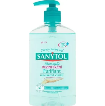 Mýdlo SANYTOL® Dezinfekční tekuté mýdlo Purifiant, šalvěj a lípa 250 ml