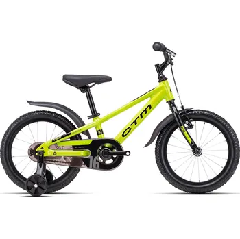 Dětské kolo CTM Foxy 16" 2025 limetková perleť/černé