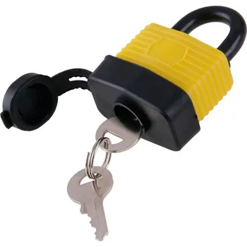 Visací zámek LEVIOR® Zámek visací voděodolný 40 mm, 3 klíče 23005