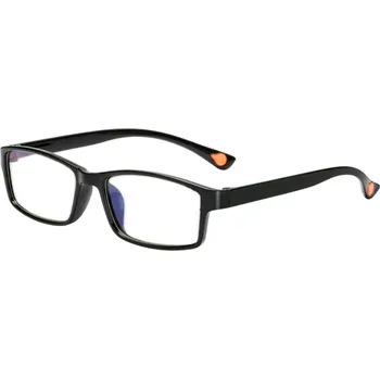 Brýle na čtení Černé brýle na čtení +4,00 s filtrem modrého světla Pohodlné brýle TR90 pro ochranu zraku při práci u počítače i běžném čtení
