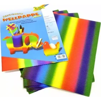 Karton Folia - Bringmann Folia Bringmann Vlnitý karton A4 mix barev