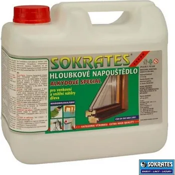 barva a nátěr na dřevo SOKRATES® Hloubkové napouštědlo alkydové Special Odstín (barva): transparentní (čirá), Velikost balení: 10 kg