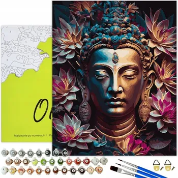 MALOVÁNÍ PODLE ČÍSEL Umění Obrázky k Malování podle čísel s rámem Oh Art