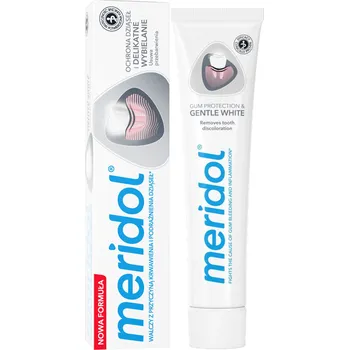 zubní pasta Meridol Zubní pasta Ochrana Dásní Jemné Bělení 75 Ml