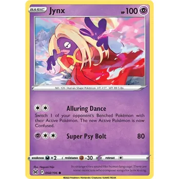 Sběratelská karetní hra Pokémon TCG Jynx 068/196 - Reverse Holo