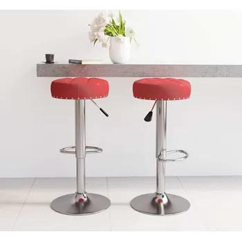 Barová židle Taburet VidaXL bordó 83 cm