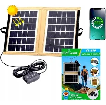 IP kamera SOLÁRNÍ PANEL NABÍJEČKA TURISTICKÁ 5V 7W