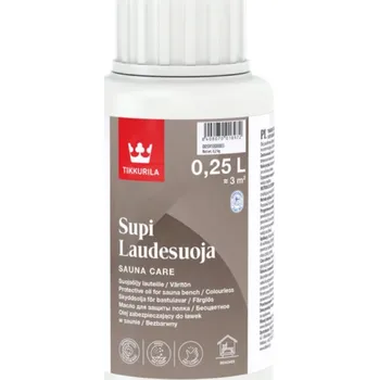Olej na dřevo TIKKURILA® SUPI LAUDESUOJA Ochranný olej pro sauny Objem: 250 ml