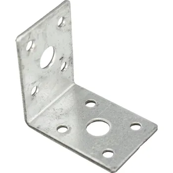 Tesařské kování MTR® Úhelník spojovací US7, bez prolisu, 50x50x35mm, 2,0mm, ZN