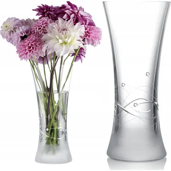 Váza Luxusní váza na květiny Sklo Premium Ruční výroba Křišťál Swarovski