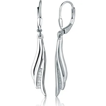 Náušnice Náušnice JVD SVLE2553XJ6BI00 stříbrné