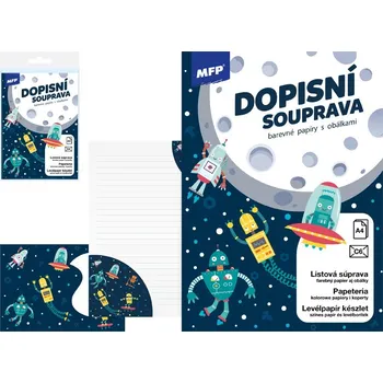 Kancelářský papír Dopisní papír barevný LUX 5+10 (Vesmír)