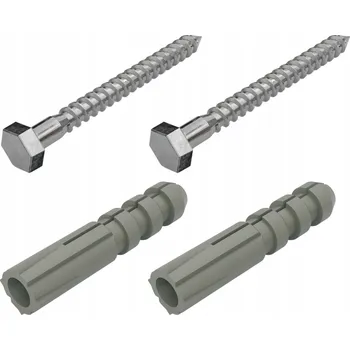 Vrták Sada 2 ks šroubů 8x80 mm + hmoždinka 12x60 mm