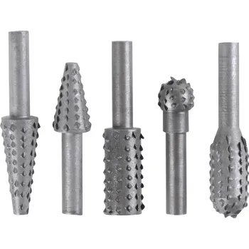 Fréza LEVIOR® Sada Frézy rotační rašple na dřevo 5 ks, do vrtačky